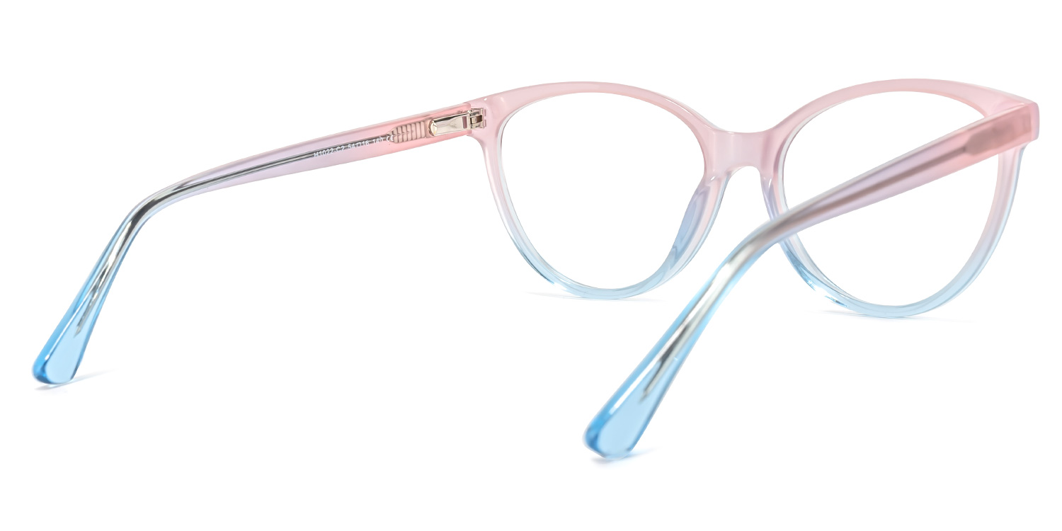 Palos Cateye Pink-Blue Glasses4