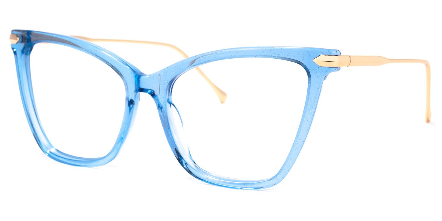 Hilary Butterfly Blue Glasses | ZEELOOL Canada1