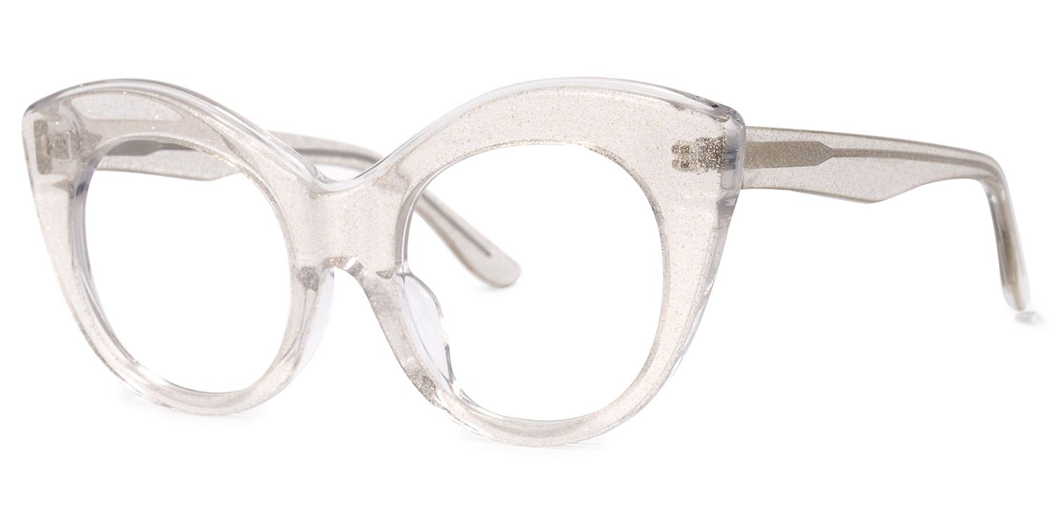 Rosemary Cateye Clear Glasses | ZEELOOL Canada1