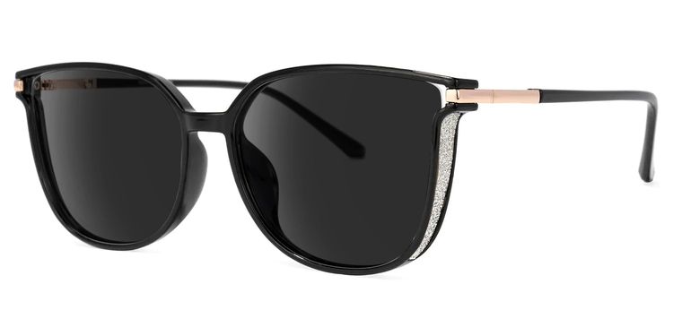 Rodz Black Square Sunglasses