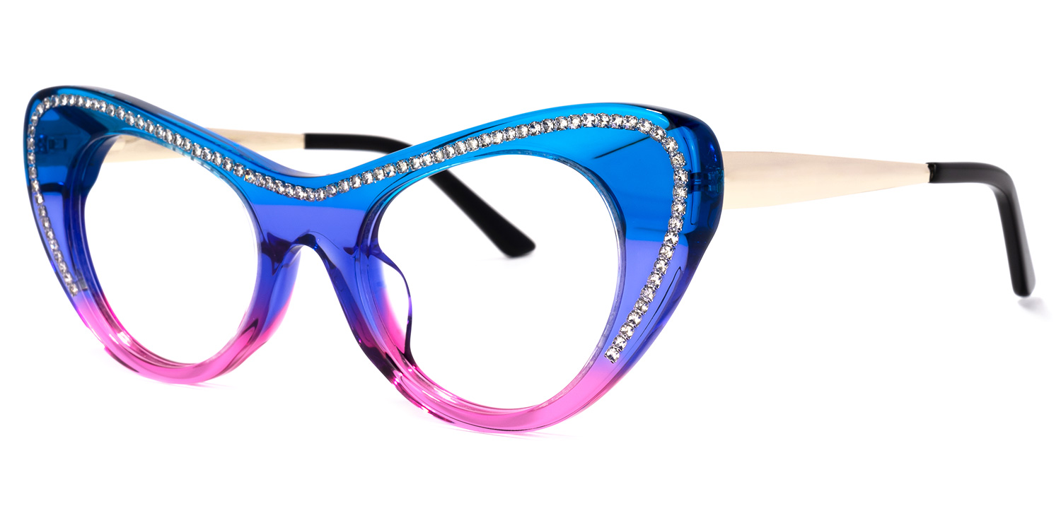 Shirley Cateye Two-tone Glasses | ZEELOOL Canada1