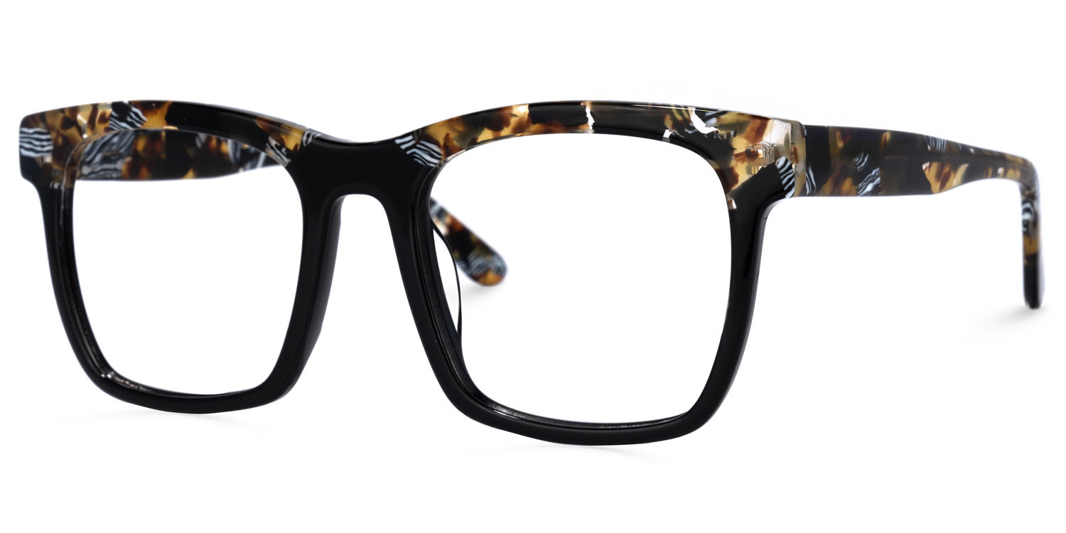 Cohill Square Black Glasses | ZEELOOL Canada1