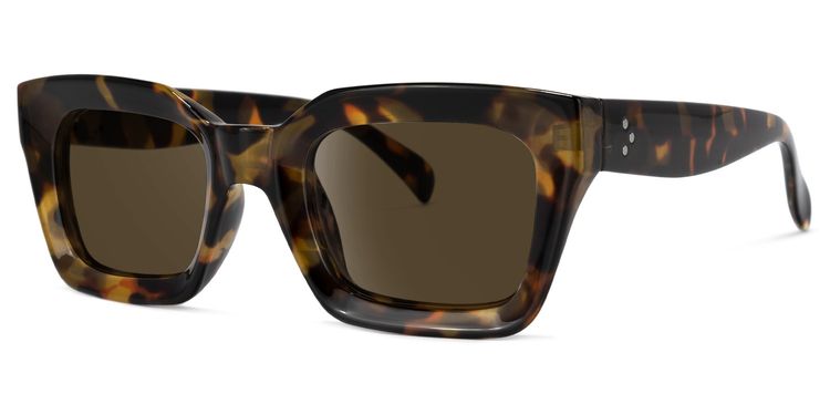 Nevaeh Square Tortoise Sunglasses