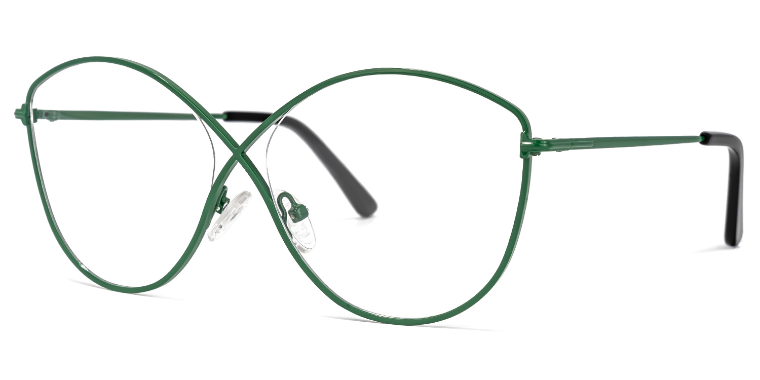 Garcia Geometric Green Glasses | ZEELOOL Canada1