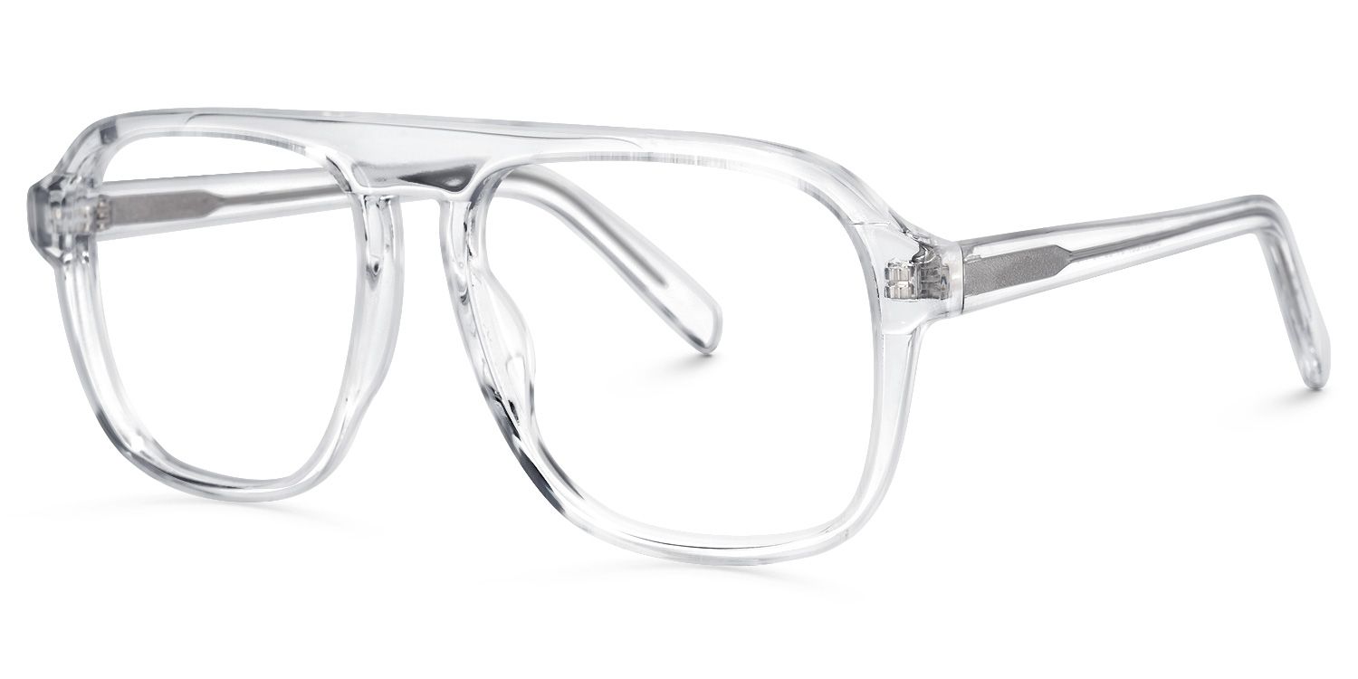 Shane Geometric Clear Glasses | ZEELOOL Canada1