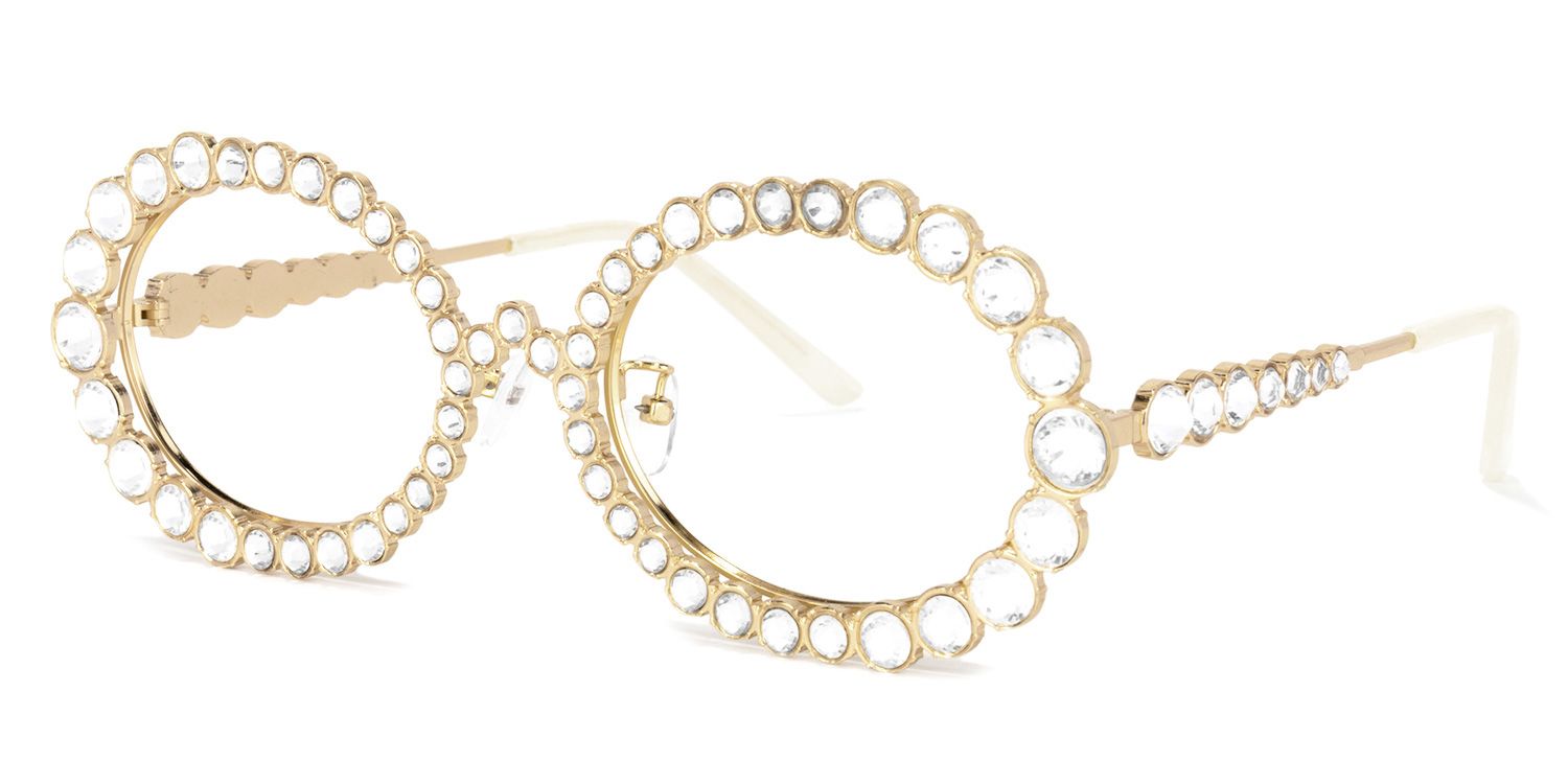 Luheiden Oval Gold Glasses | ZEELOOL Canada1