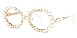 Luheiden Gold Oval Glasses1