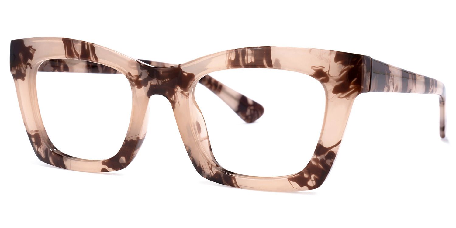 Vargas Square Pink-Floral Glasses | ZEELOOL Canada1