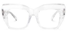 Charmaine Cat Eye Clear Glasses0