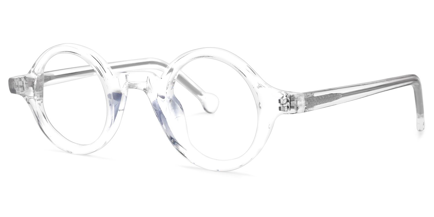 Round Clear Glasses | ZEELOOL Canada1