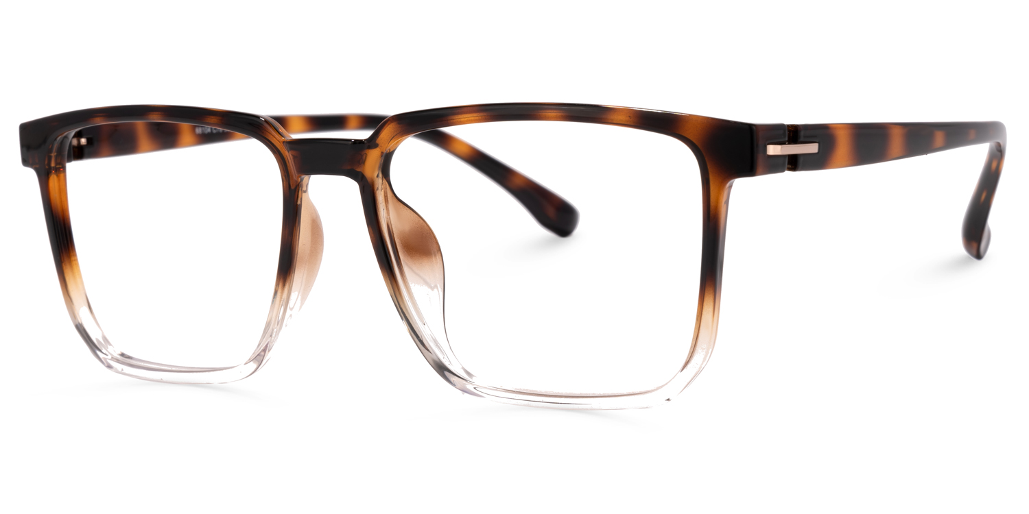 Zavala Rectangle Tortoise Glasses | ZEELOOL Canada1