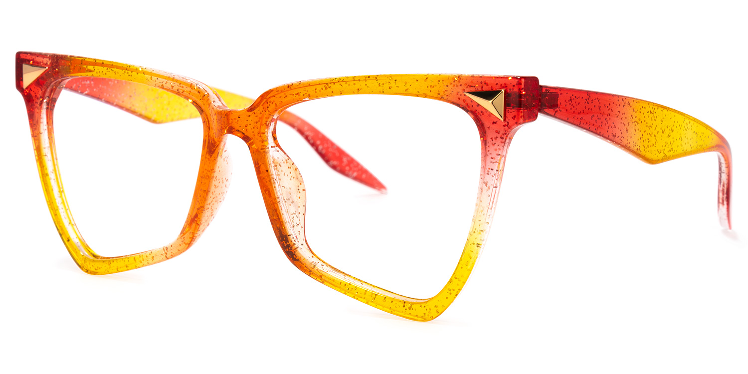 Geometrical Rainbow Eyeglasses | ZEELOOL Canada1