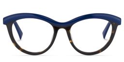 Sean Cat Eye Blue Glasses0