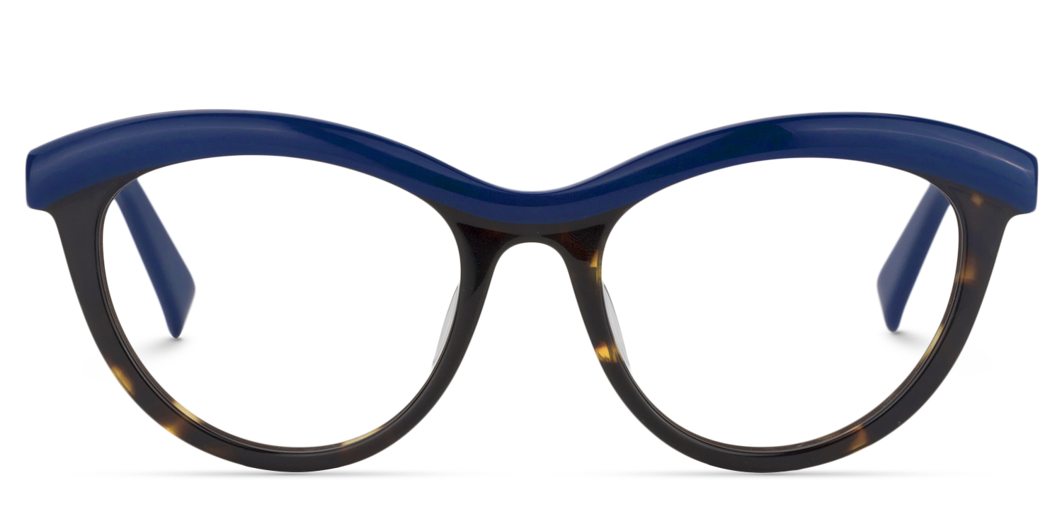 Sean Cat Eye Blue Glasses0