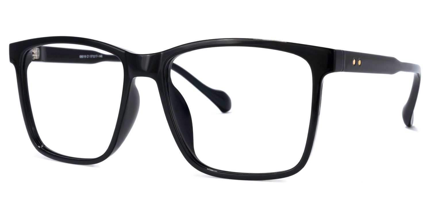 Burgos Square Black Glasses | ZEELOOL Canada1