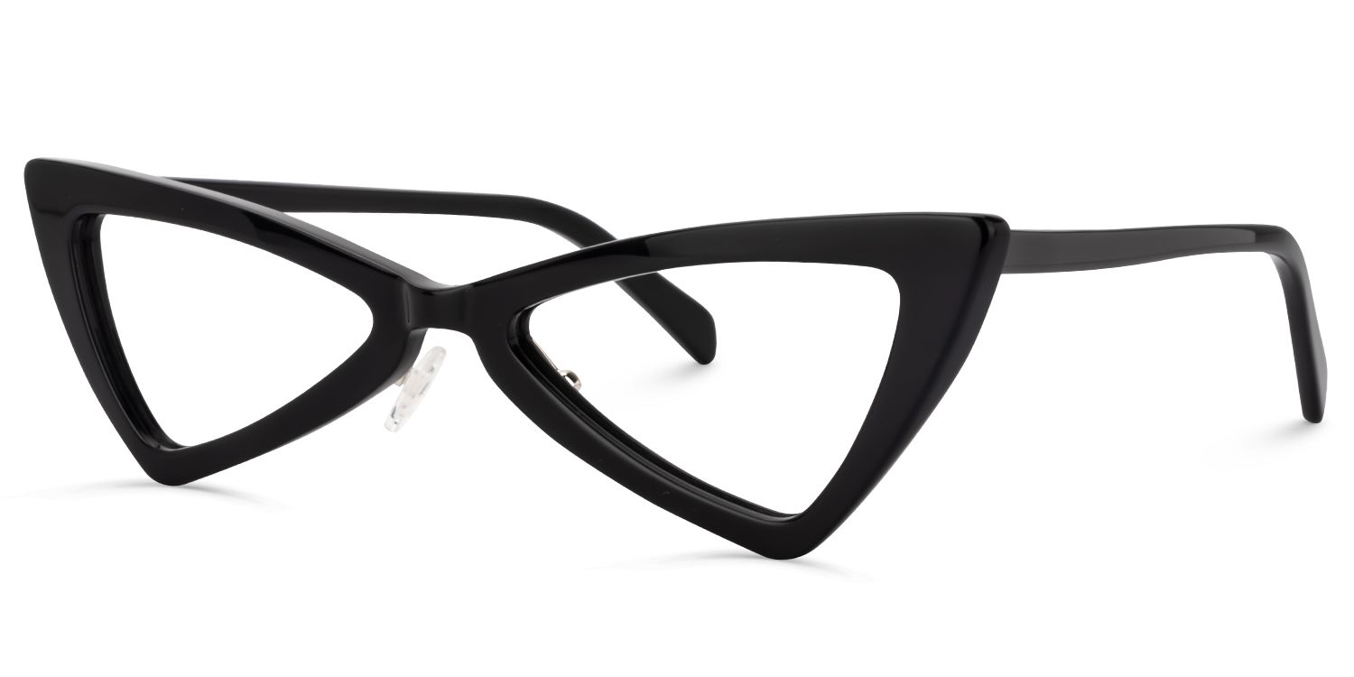 Cammie Cat Eye Black Glasses | ZEELOOL Canada1