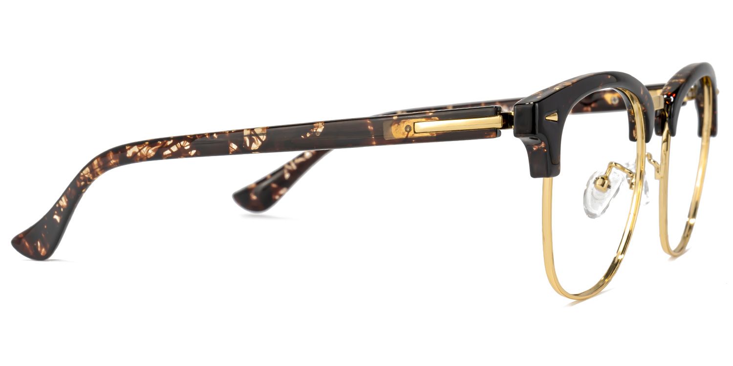 Lasha Browline Gold Glasses | ZEELOOL Canada4