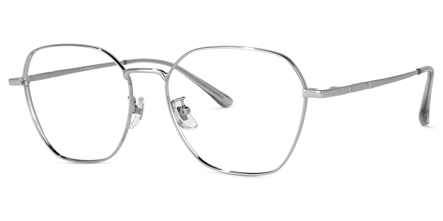 Sindele Square Silver Glasses | ZEELOOL Canada1