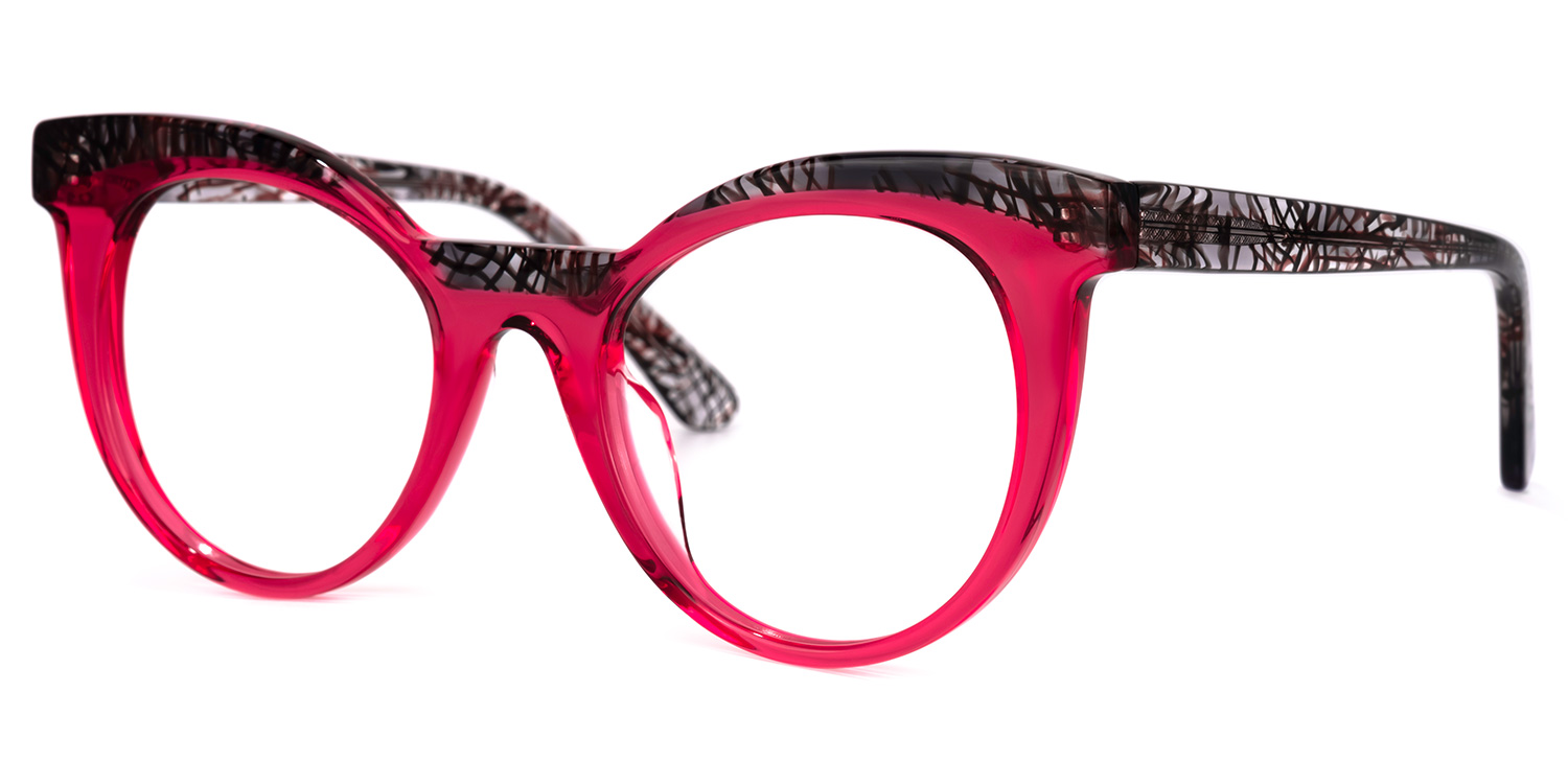 Lismary Cateye Pink Glasses | ZEELOOL Canada1