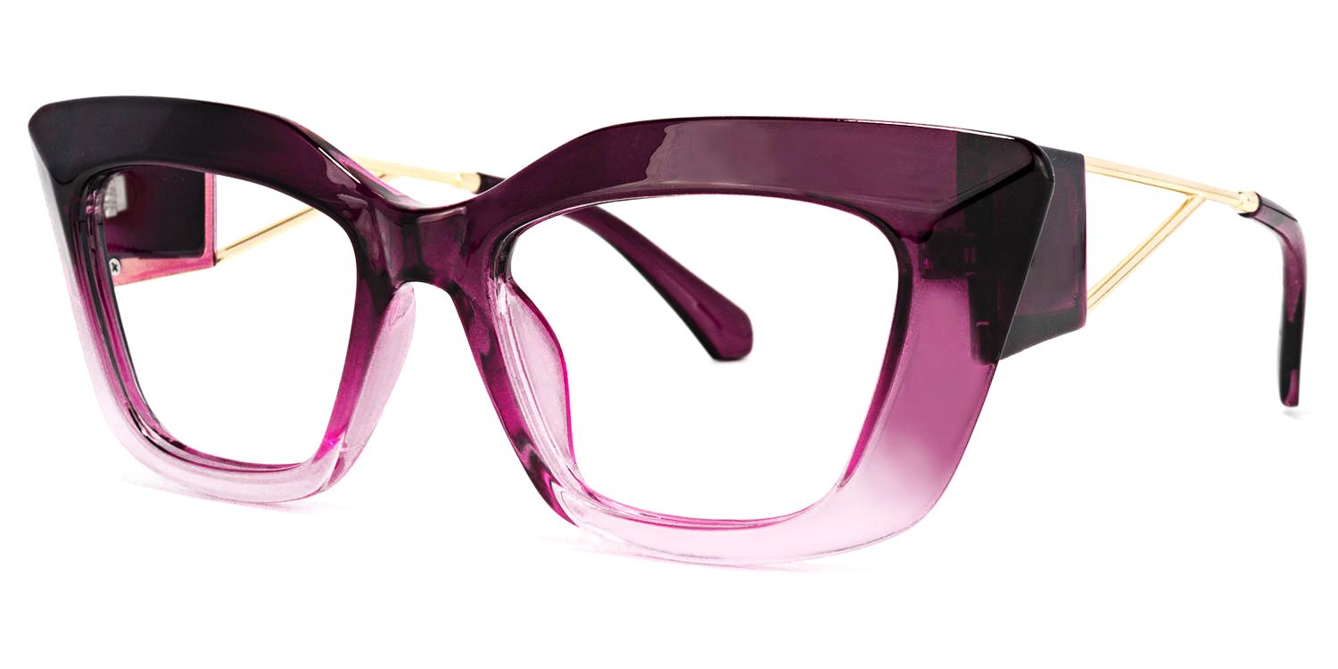 Ferrer Cateye Purple Glasses | ZEELOOL Canada1