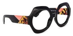 Geoffrey Geometric Black Glasses1