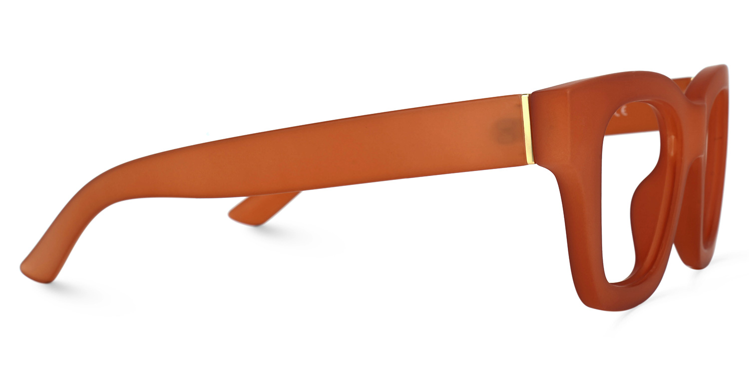 Adriane Square Brown Glasses | ZEELOOL Canada2