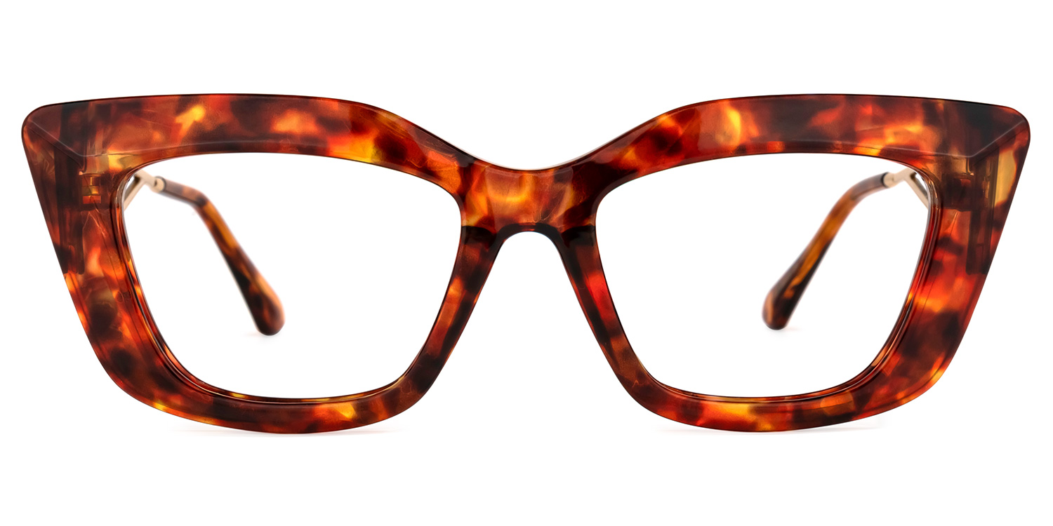 Ferrer Cateye Red-Tortoise Glasses0