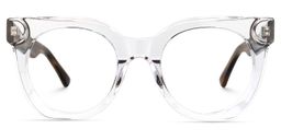 Leafy Square Clear Glasses0