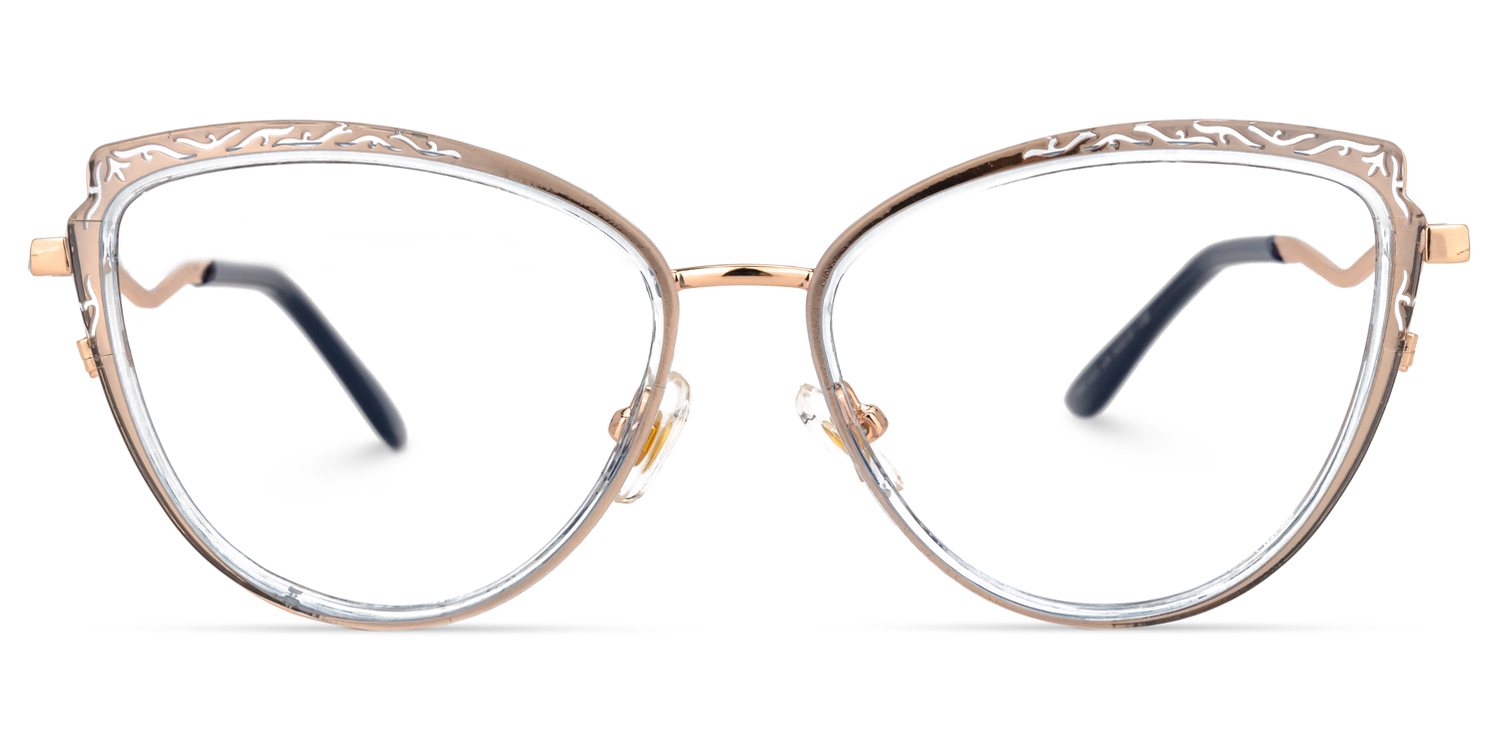 Arceiba Cateye Light-Gold Glasses0