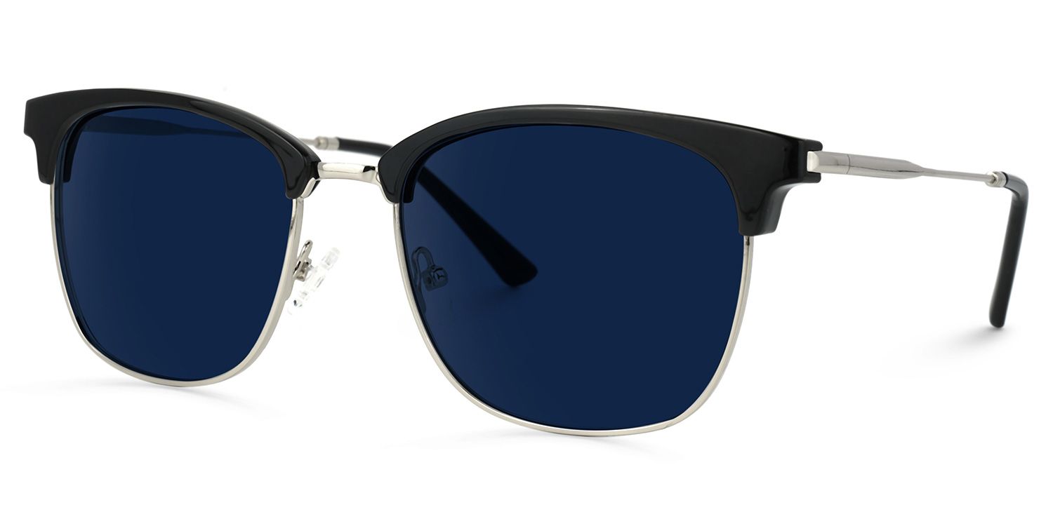 Marcelle Square Black Sunglasses | ZEELOOL Canada1