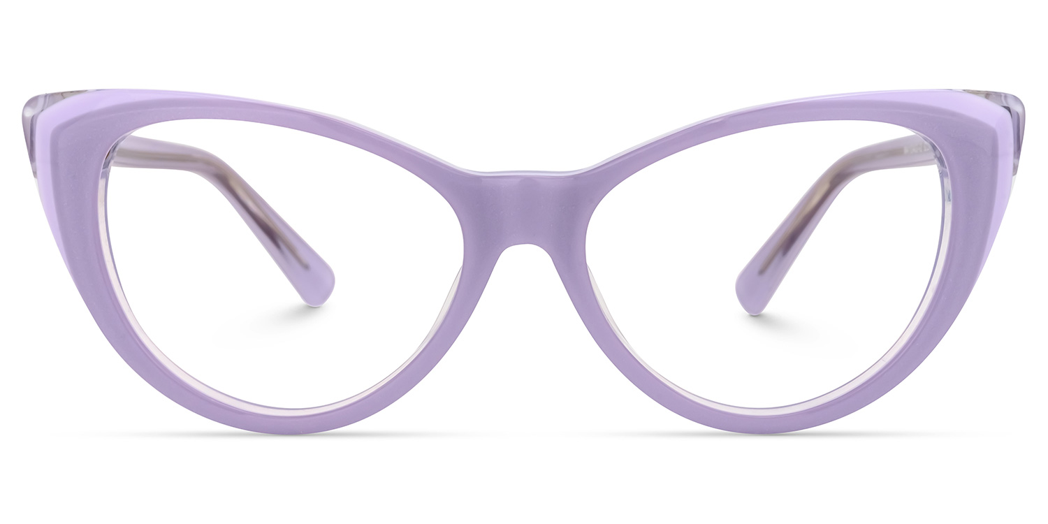 Vicky Cateye Purple Glasses | ZEELOOL Canada0