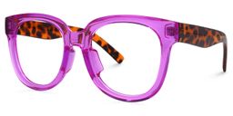 Harrell Square Purple Glasses1