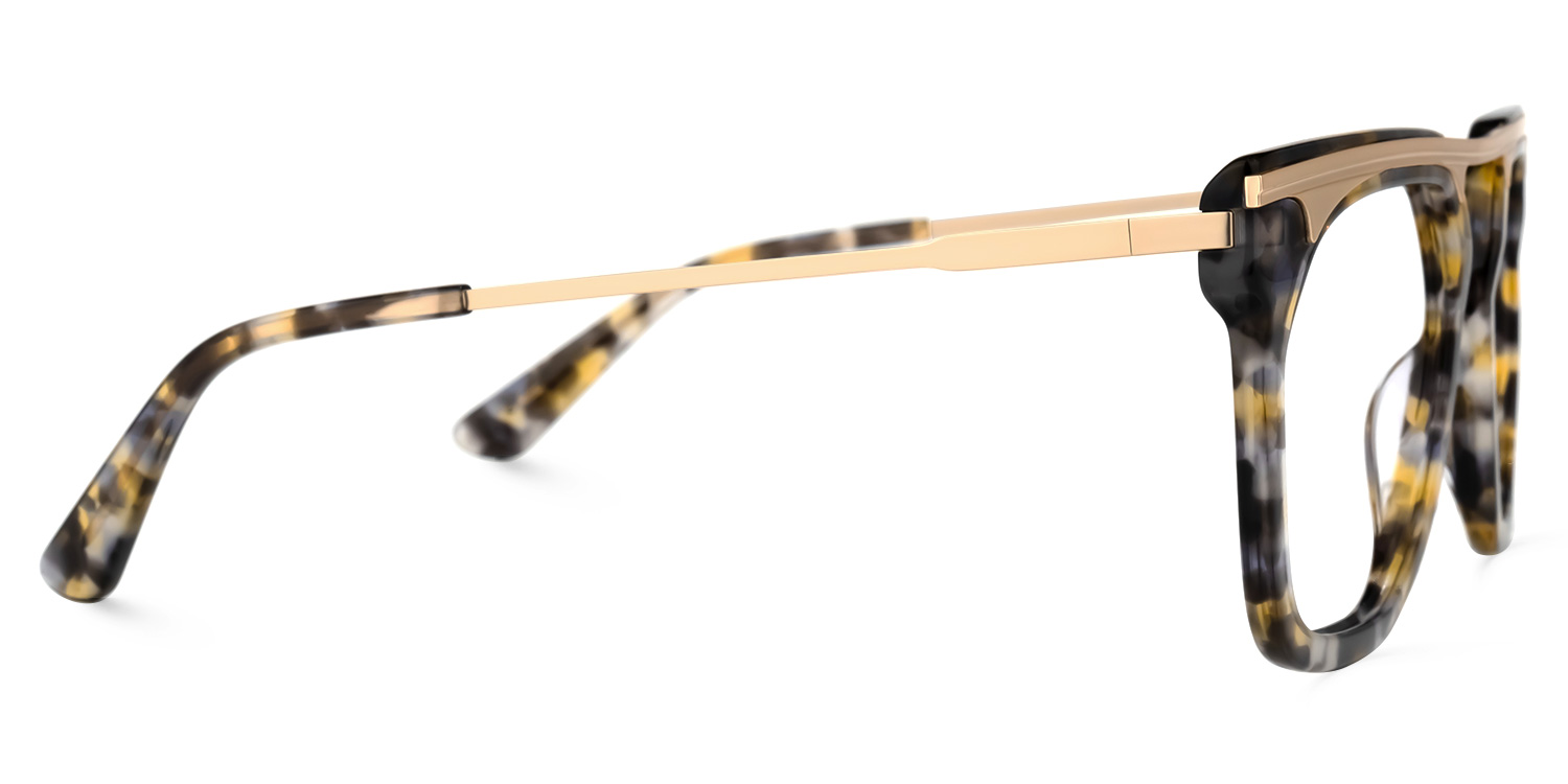 Josefina Square Gray-Tortoise Glasses | ZEELOOL Canada2