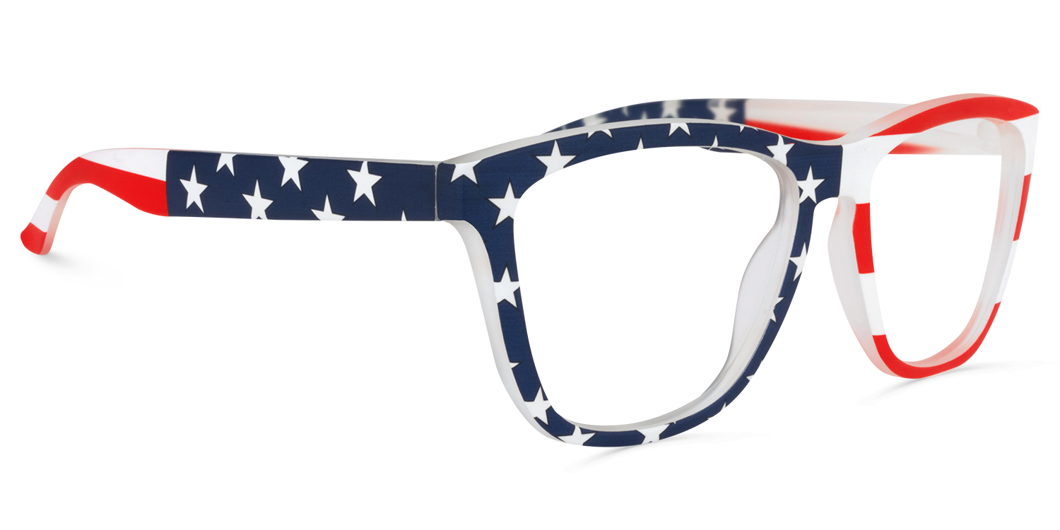 Pedro Square USA Flag Glasses2
