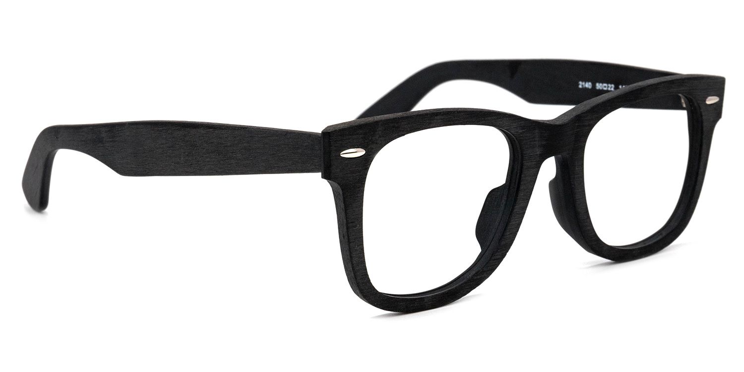 Ernie Square Black Glasses | ZEELOOL Canada2