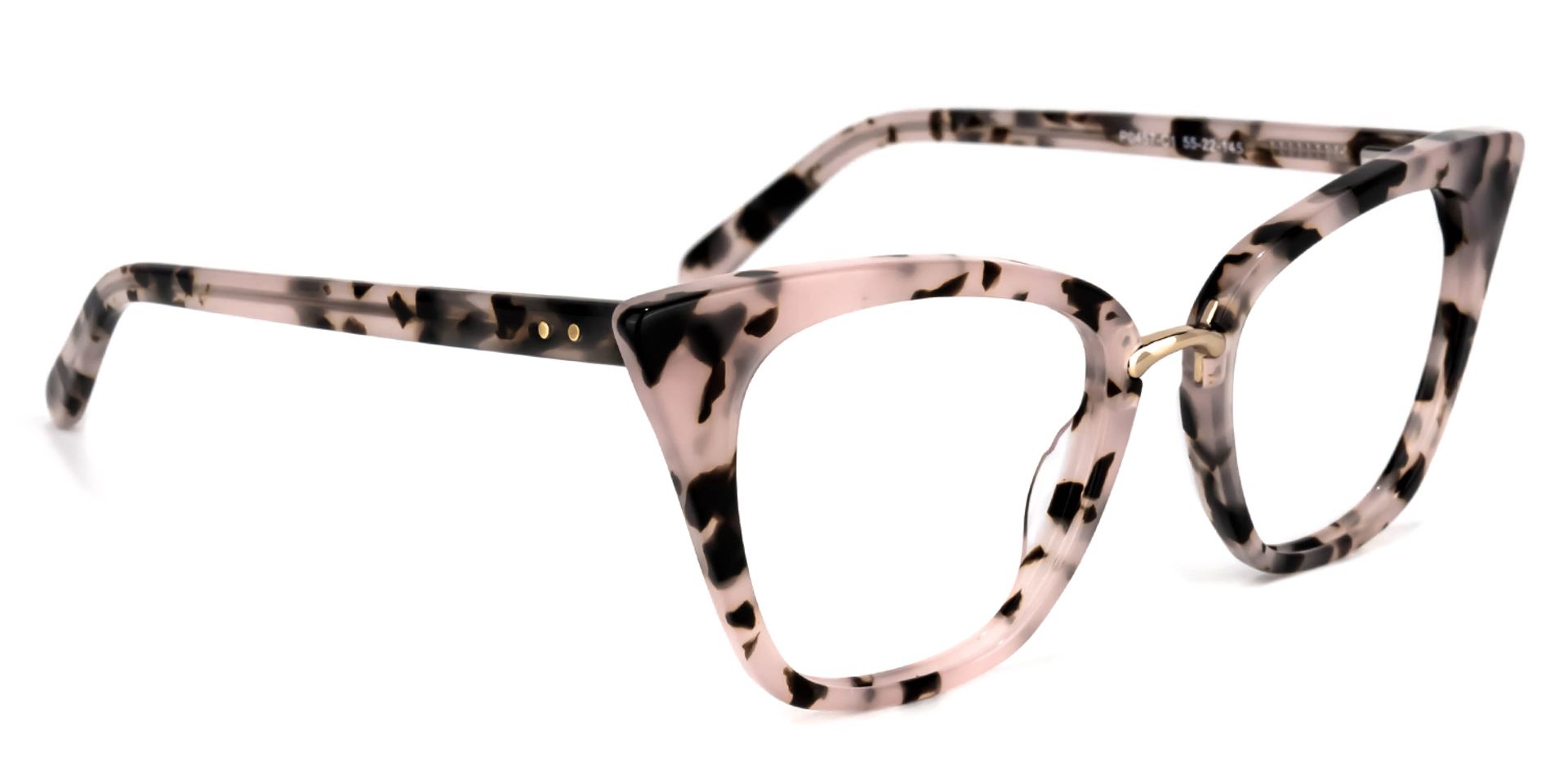 Martha Cat Eye Pink Floral Glasses | ZEELOOL Canada2