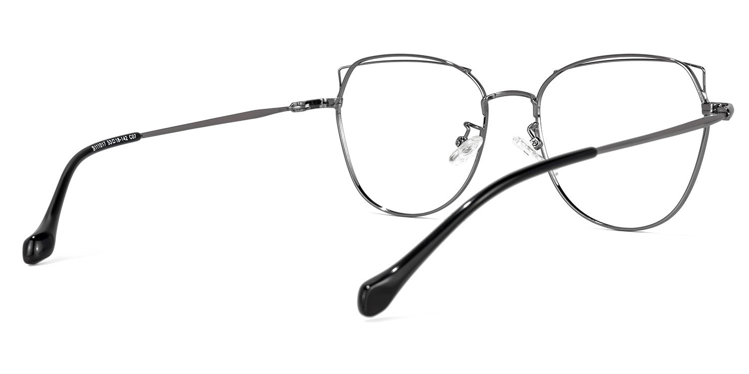 Denson Cateye Black Glasses | ZEELOOL Canada3