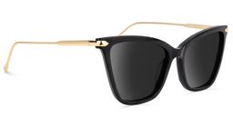 Hilary Butterfly Black Sunglasses2