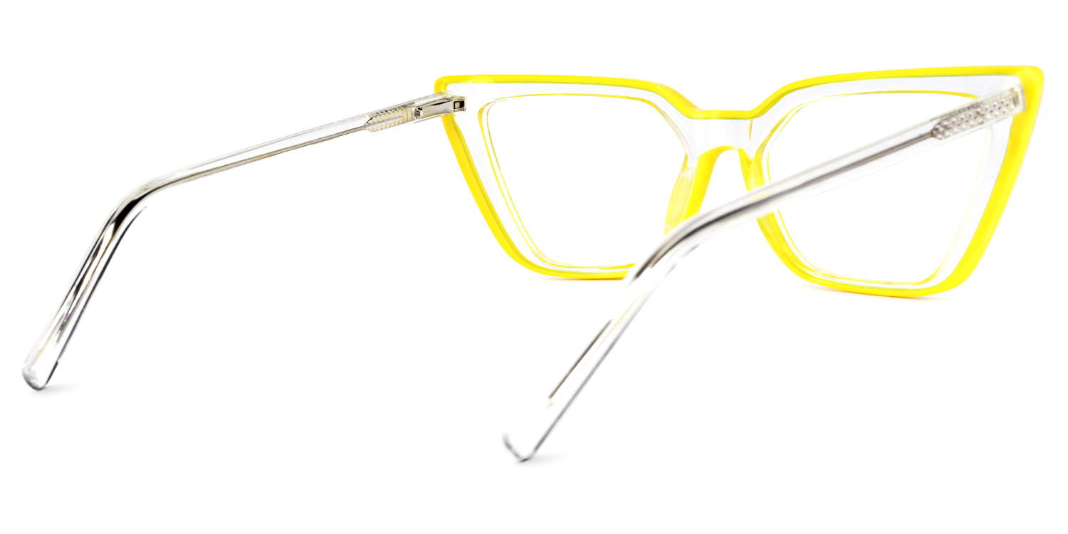Yosef Cateye Yellow Glasses3