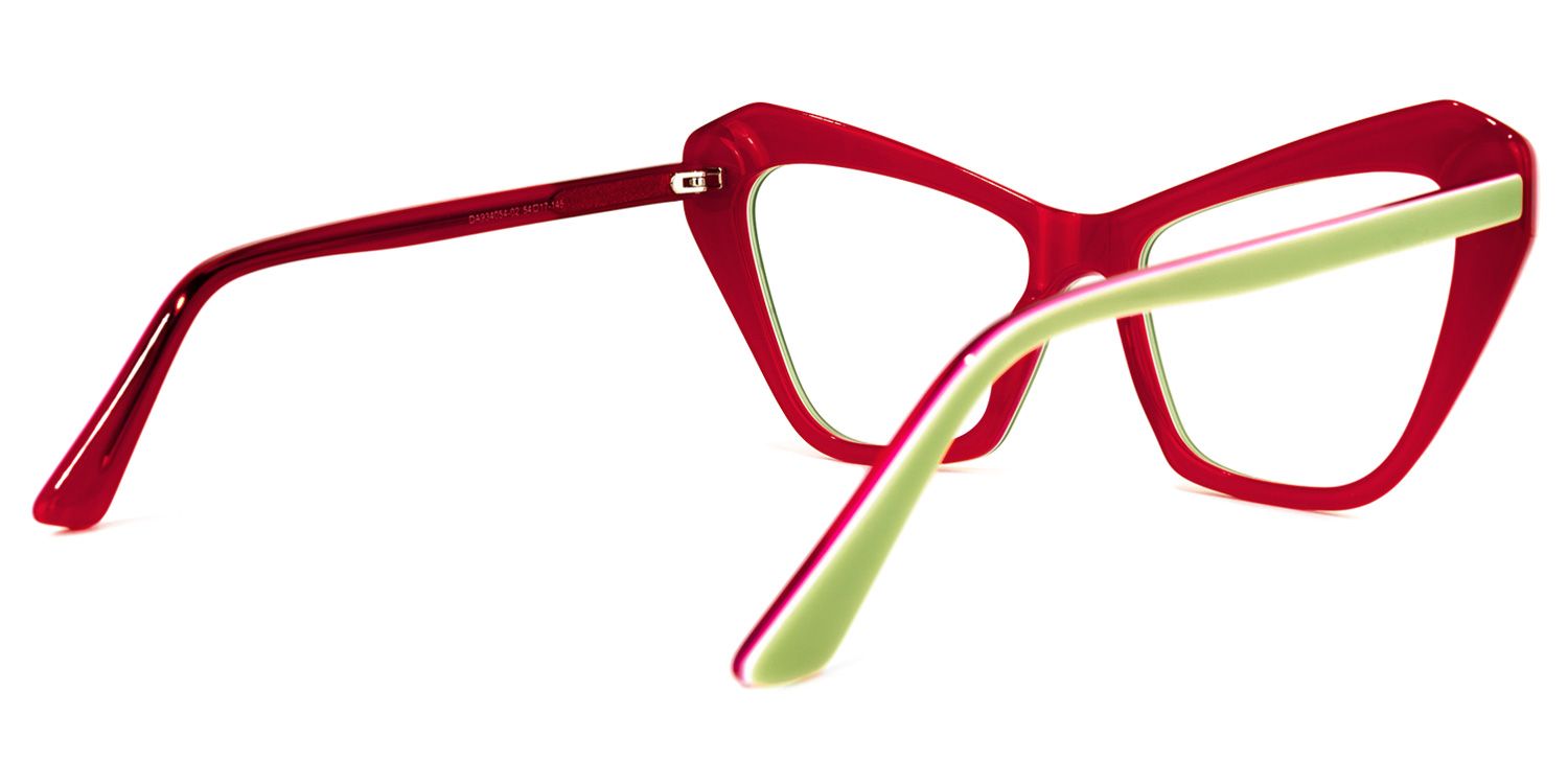 Benita Cateye Green Glasses | ZEELOOL Canada3