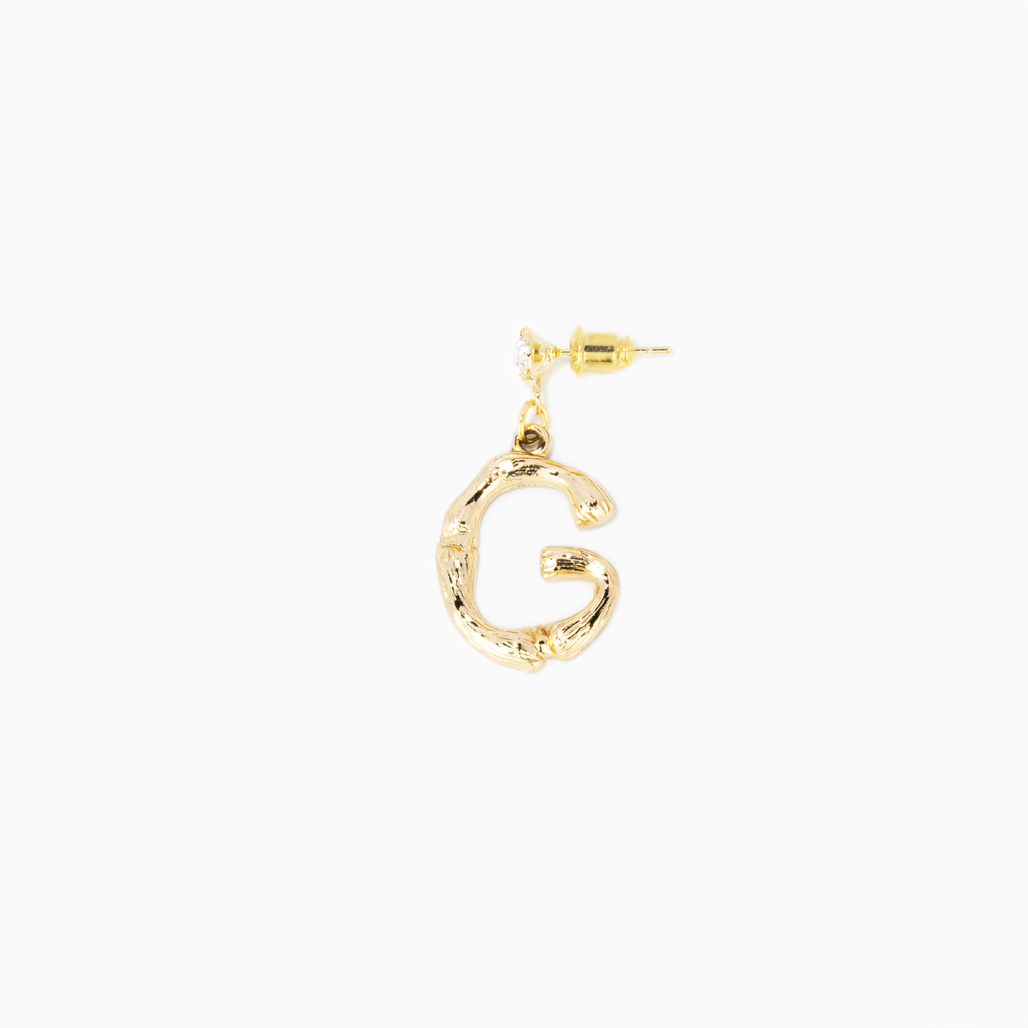 Stylish Letter G Shape Gold Earrings | ZEELOOL Canada2