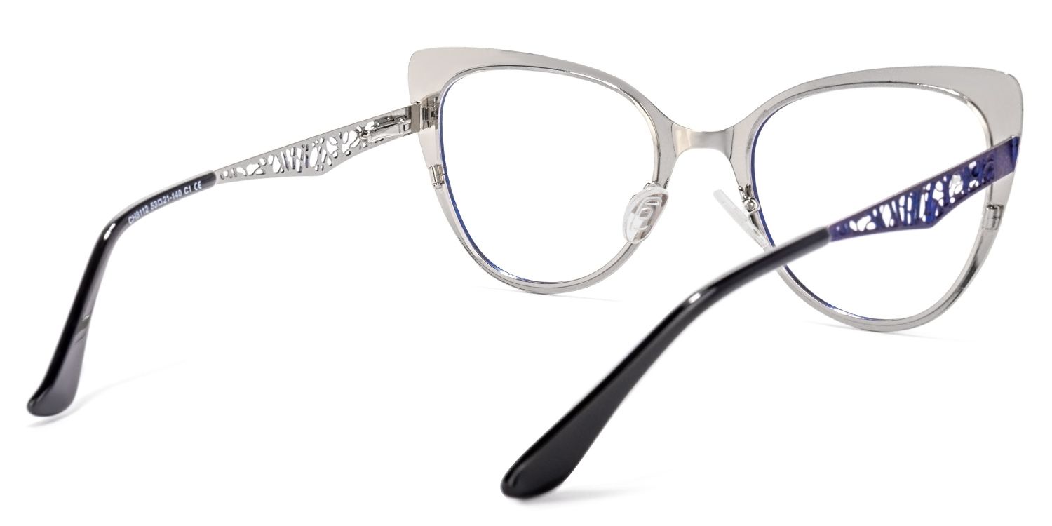 Eileen Cateye Blue Glasses | ZEELOOL Canada4