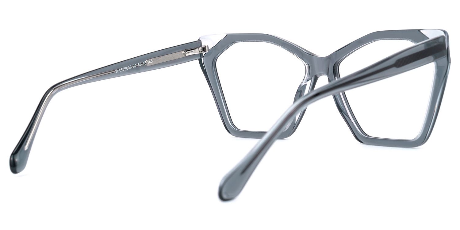 Sprouse Cateye Gray Glasses | ZEELOOL Canada3