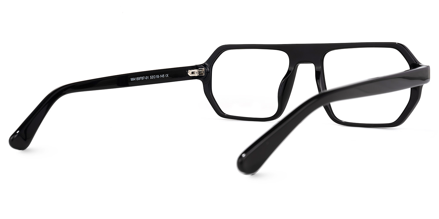 Fatou Geometric Black Glasses | ZEELOOL Canada3