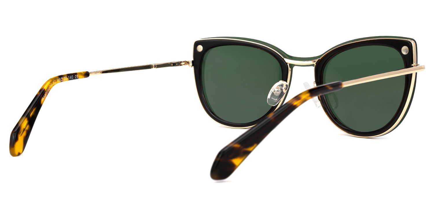Paulette Clip-on Green Glasses | ZEELOOL Canada4