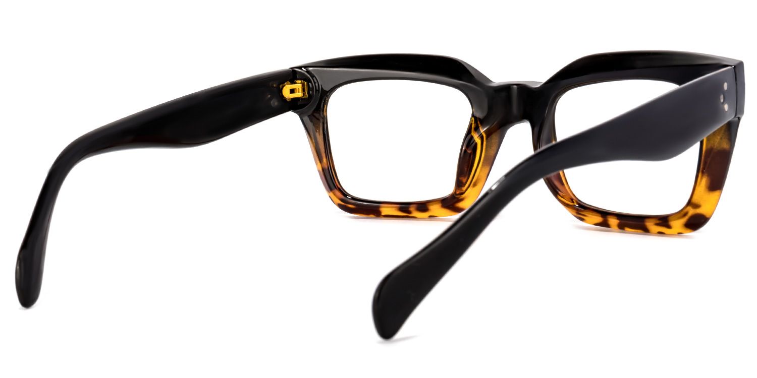 Nevaeh Square Yellow-Tortoise Glasses | ZEELOOL Canada4
