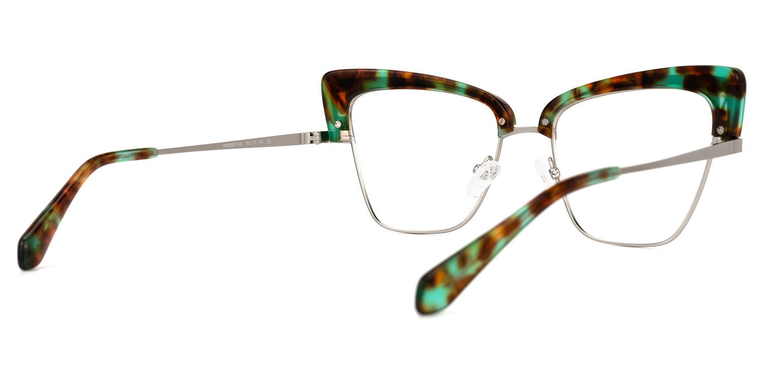 Benny Cateye Silver Glasses3