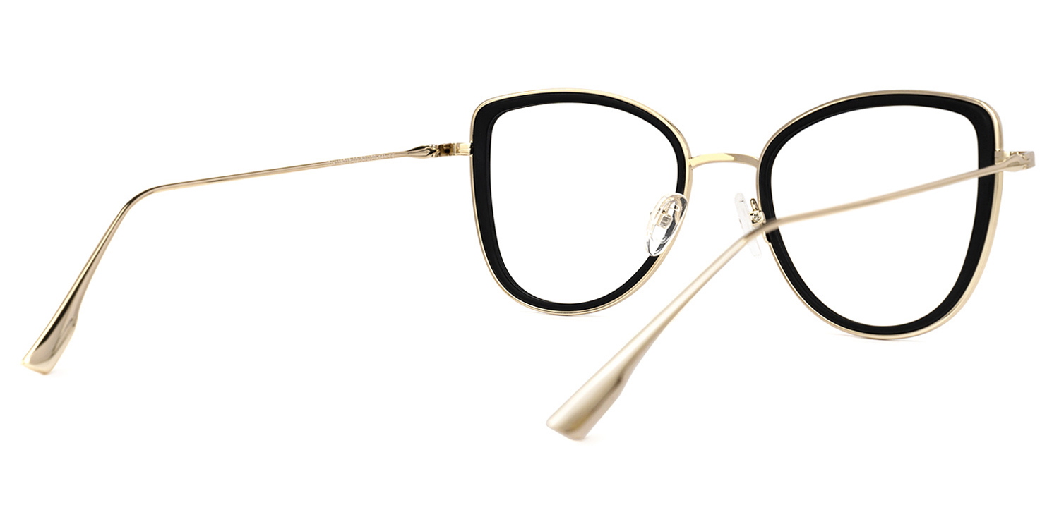 Sahro Round Black Glasses | ZEELOOL Canada3