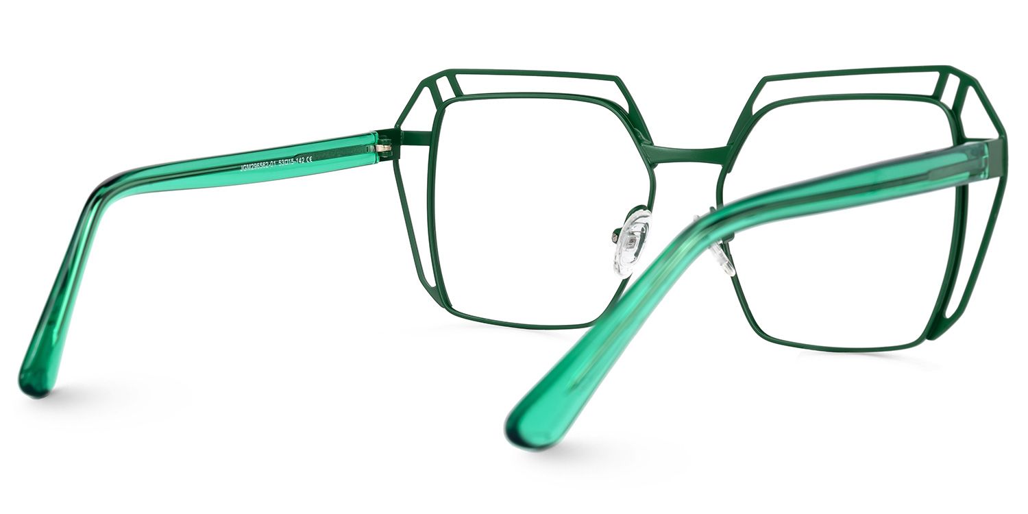 Murray Geometric Green Glasses | ZEELOOL Canada3