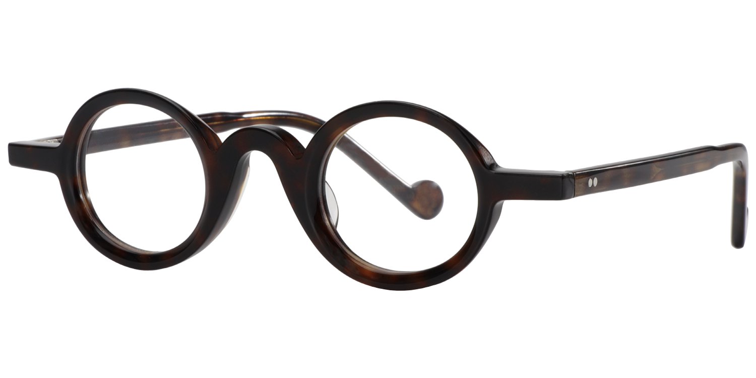 Aaron Round Tortoise Glasses | ZEELOOL Canada2